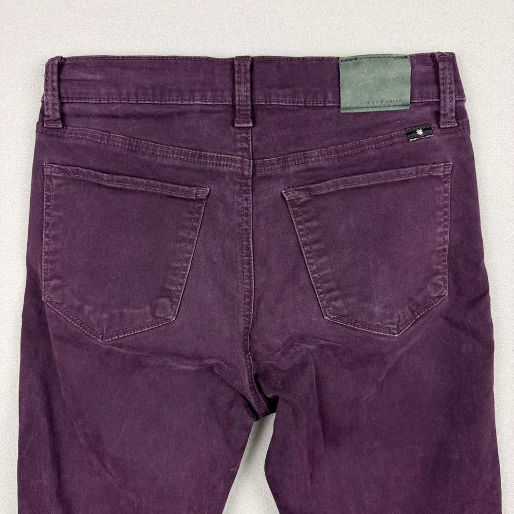 Lucky Brand Women 6/28 Plum Brooke Legging Jean Skinny Mid Rise Stretch Pants - Picture 9 of 14